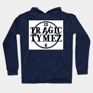 Tragic Tymez White, Blue, and Black Hoodie